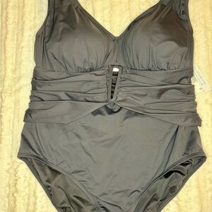 Elegant  Black One-Piece Swimsuit